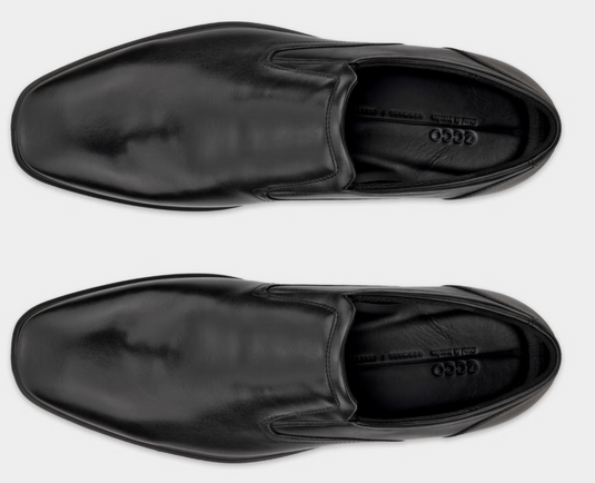 ECCO Men's Metropole Milan Leather Slip-On Derby Shoe Black ECCO Men's Metropole Milan Leather Slip-On Derby Shoe Black