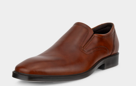 ECCO Men's Metropole Milan Leather Slip-On Derby Shoe Mink ECCO Men's Metropole Milan Leather Slip-On Derby Shoe Mink