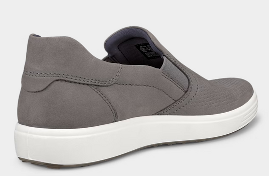 ECCO Men's Soft 7M Slip-in Shoe Grey ECCO Men's Soft 7M Slip-in Shoe Grey