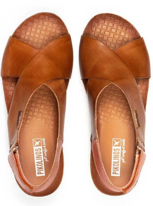 Pikolinos Women's Mahon Cross-strapped sandals Brandy Pikolinos Women's Mahon Cross-strapped sandals Brandy