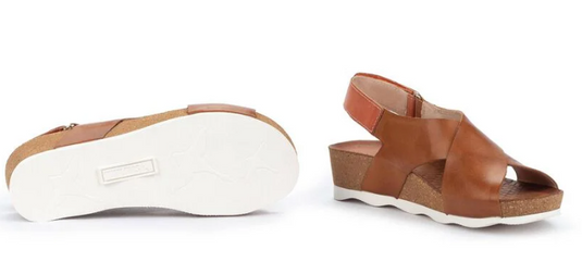 Pikolinos Women's Mahon Cross-strapped sandals Brandy Pikolinos Women's Mahon Cross-strapped sandals Brandy