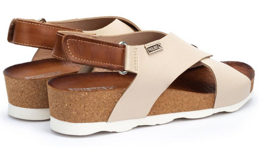 Pikolinos Women's Mahon Cross-strapped sandals Marfil Pikolinos Women's Mahon Cross-strapped sandals Marfil