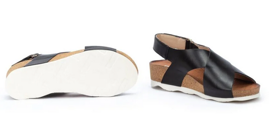 Pikolinos Women's Mahon Cross-strapped sandals Black Pikolinos Women's Mahon Cross-strapped sandals Black