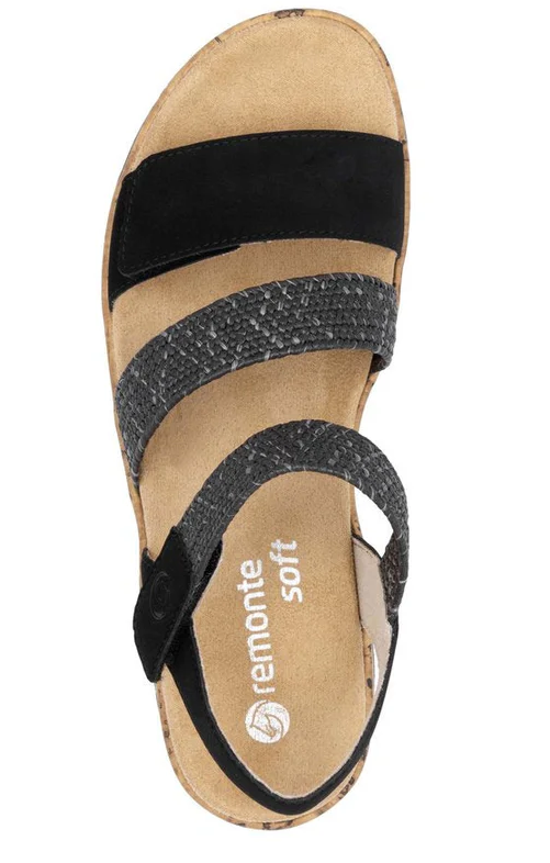 Remonte by Rieker Women's Jocelyn 61 Sandal Black Remonte by Rieker Women's Jocelyn 61 Sandal Black