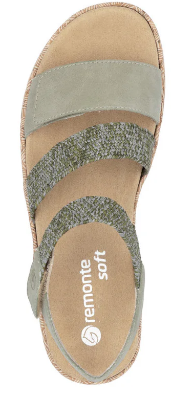 Remonte by Rieker Women's Jocelyn 61 Sandal Olive Green Remonte by Rieker Women's Jocelyn 61 Sandal Olive Green
