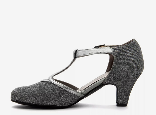David Tate Women's Fantastic Evening Pump Pewter