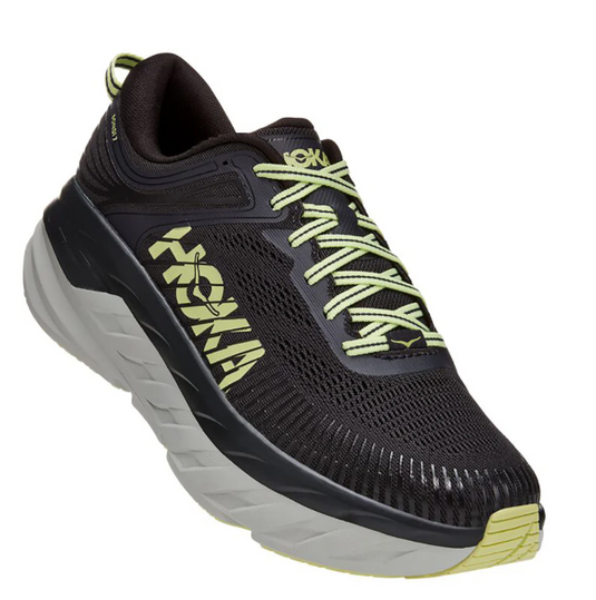 Hoka One one Men's Bondi 7 Sneaker Blue Graphite-Butterfly Hoka One one Men's Bondi 7 Sneaker Blue Graphite-Butterfly