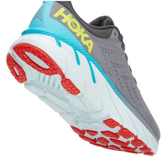 Hoka One One Men's Clifton 7 Sneaker White Dove Dark Shadow Hoka One One Men's Clifton 7 Sneaker White Dove Dark Shadow