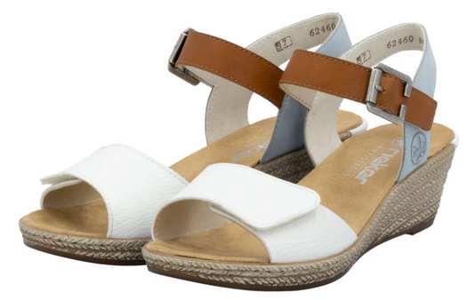 Rieker Women's Fanni 60 Sandal White Rieker Women's Fanni 60 Sandal White