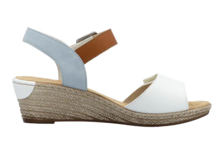 Rieker Women's Fanni 60 Sandal White Rieker Women's Fanni 60 Sandal White