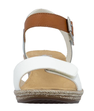Rieker Women's Fanni 60 Sandal White Rieker Women's Fanni 60 Sandal White