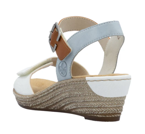 Rieker Women's Fanni 60 Sandal White Rieker Women's Fanni 60 Sandal White