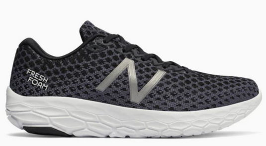 New Balance Men's Fresh Foam Beacon Black MBECNBK New Balance Men's Fresh Foam Beacon Black MBECNBK