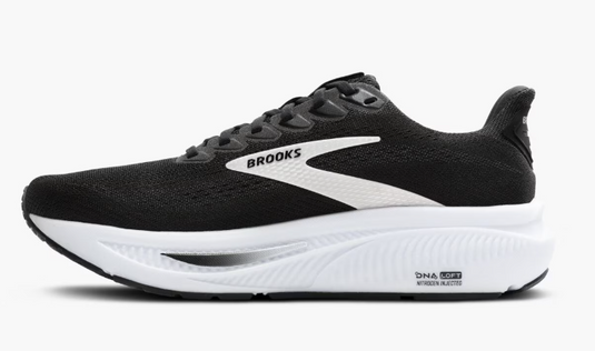 Brooks Men's Ghost 17 Sneaker Black/Grey/White