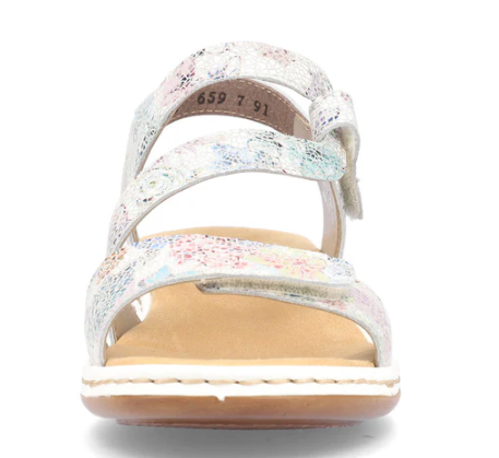 Rieker Women's Regina C7 Sandal Ice Multi Rieker Women's Regina C7 Sandal Ice Multi