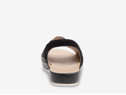 Jenny by Ara Women's Kimmy Sandal Black Snake Jenny by Ara Women's Kimmy Sandal Black Snake