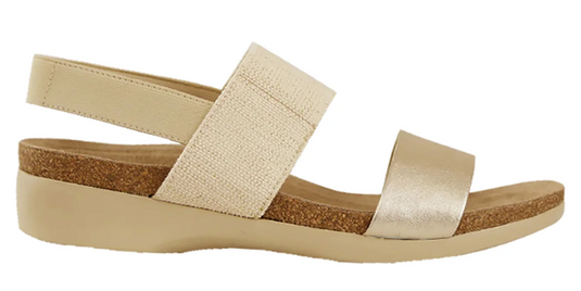 Munro Women's Pisces Sandals Gold Metallic