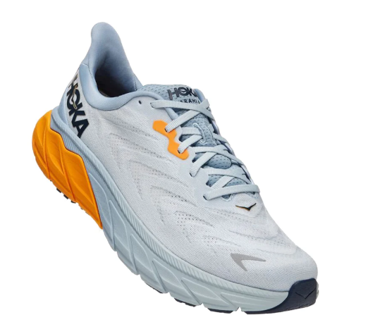 HOKA One One Men's Arahi 6 Sneaker Plein Air/ Blue Fog HOKA One One Men's Arahi 6 Sneaker Plein Air/ Blue Fog