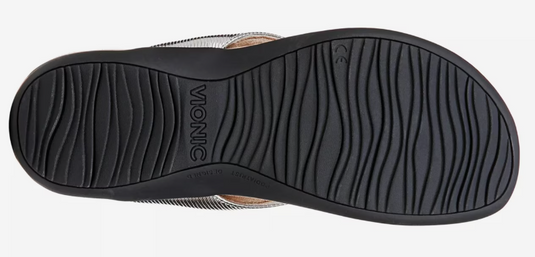 Vionic Women's Bella Toe Post Sandals Aluminium Vionic Women's Bella Toe Post Sandals Aluminium