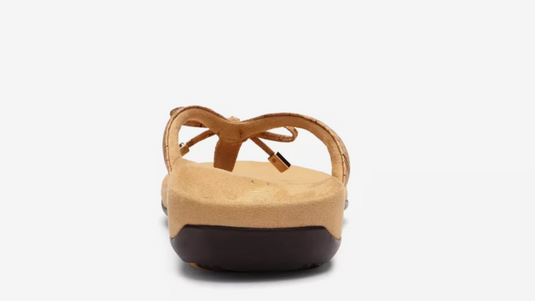 Vionic Women's Bella Toe Post Sandal Gold Cork Vionic Women's Bella Toe Post Sandal Gold Cork