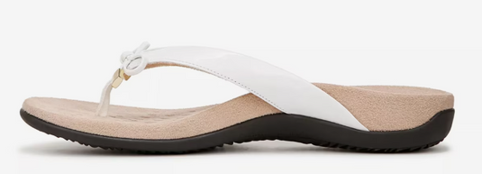 Vionic Women's Bella Toe Post Sandal White Vionic Women's Bella Toe Post Sandal White