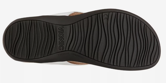 Vionic Women's Bella Toe Post Sandal White Vionic Women's Bella Toe Post Sandal White