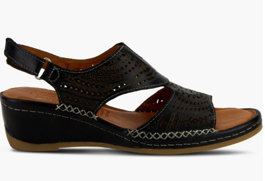 Spring Step Women's Tourner Slingback Sandal Black Spring Step Women's Tourner Slingback Sandal Black