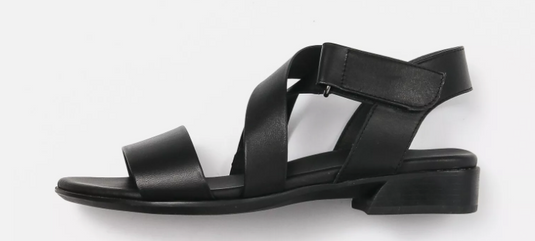 Munro Women's Souki Sandals Black Leather