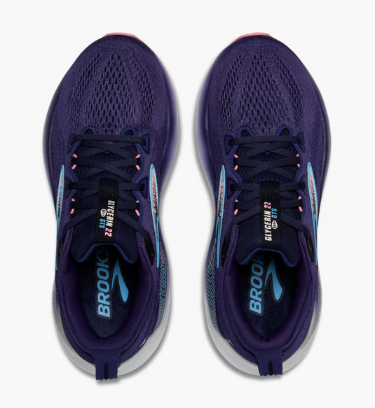 Brooks Women's Glycerin GTS 22 Blue Ribbon/Peacoat/Dianthus Brooks Women's Glycerin GTS 22 Blue Ribbon/Peacoat/Dianthus