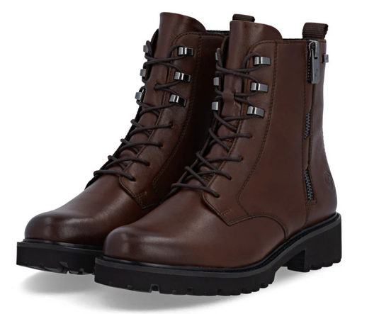 Remonte Women's D8656 Marusha Waterproof lace boot Brown Remonte Women's D8656 Marusha Waterproof lace boot Brown