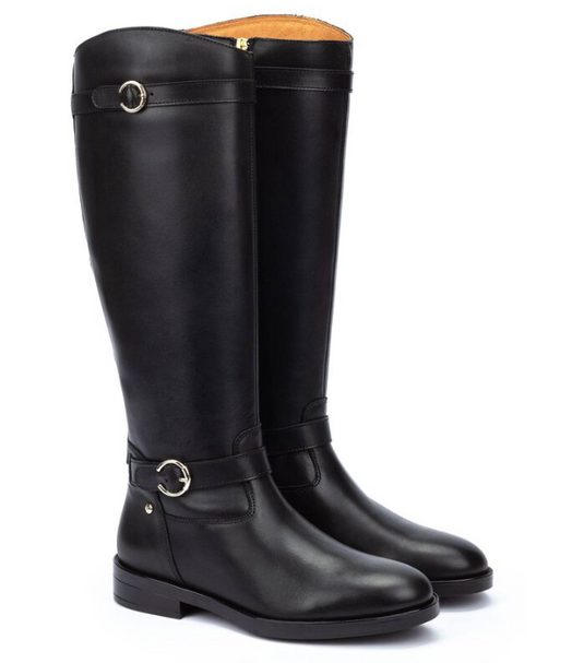 Pikolinos Women's PUERTOLLANO Classic Tall Boots Black Pikolinos Women's PUERTOLLANO Classic Tall Boots Black