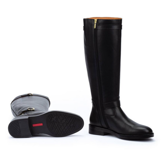 Pikolinos Women's PUERTOLLANO Classic Tall Boots Black Pikolinos Women's PUERTOLLANO Classic Tall Boots Black
