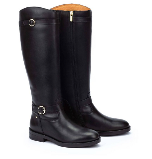 Pikolinos Women's PUERTOLLANO Classic Tall Boots Black Pikolinos Women's PUERTOLLANO Classic Tall Boots Black