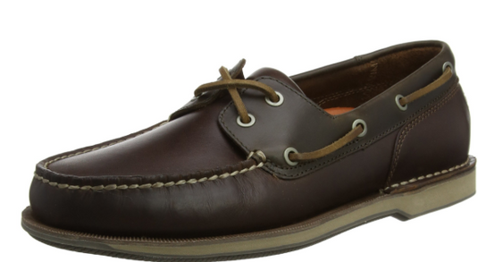 Rockport Men's Perth Slip-On Boat Shoes Tan