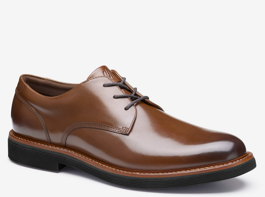 Johnston & Murphy Men's Tyson Dress Plain Toe Tan Johnston & Murphy Men's Tyson Dress Plain Toe Tan