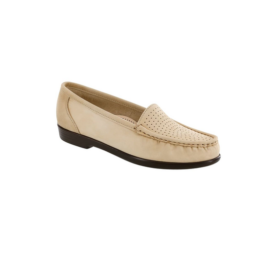 SAS Women's Savvy Flat Moccasin Linen SAS Women's Savvy Flat Moccasin Linen