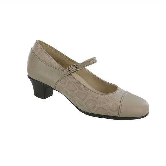 SAS Women's Isabel Mary Jane Pump Taupe/Snake SAS Women's Isabel Mary Jane Pump Taupe/Snake