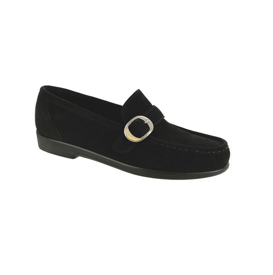 SAS Women's Lara Slip On Loafer Black Suede SAS Women's Lara Slip On Loafer Black Suede