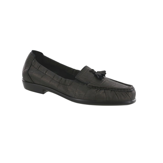 SAS Women's Hope Slip-on Loafer Black Croc SAS Women's Hope Slip-on Loafer Black Croc
