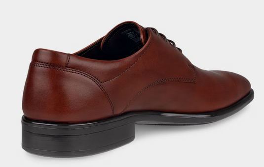 ECCO Men's City Tray Leather Derby Shoe Cognac ECCO Men's City Tray Leather Derby Shoe Cognac