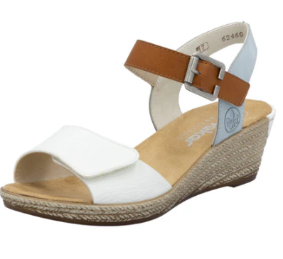 Rieker Women's Fanni 60 Sandal White Rieker Women's Fanni 60 Sandal White