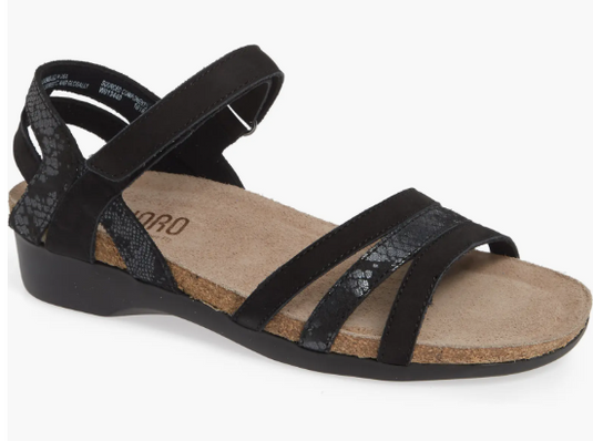 Munro Women's Summer Sandal Black Combo Munro Women's Summer Sandal Black Combo