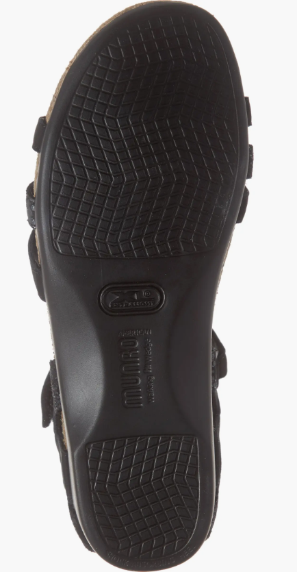 Munro Women's Summer Sandal Black Combo Munro Women's Summer Sandal Black Combo