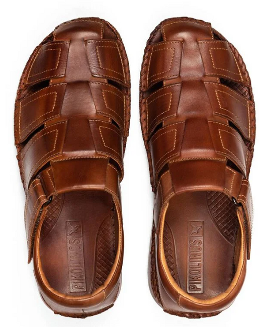 Pikolinos Men's TARIFA flat sandals Tan Pikolinos Men's TARIFA flat sandals Tan