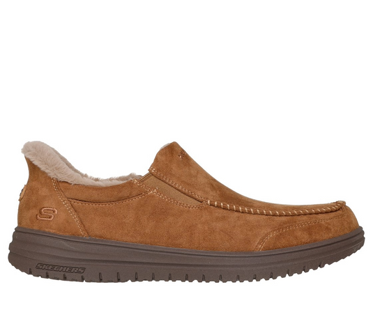 Skechers Men's Slip-ins Relaxed Fit: Murette - Scofield - ChestNut Skechers Men's Slip-ins Relaxed Fit: Murette - Scofield - ChestNut
