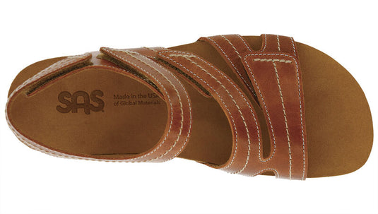 SAS Women's Swerve Strap Sandal Chestnut SAS Women's Swerve Strap Sandal Chestnut
