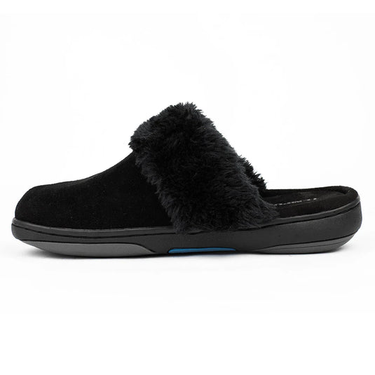 Tempur-Pedic Womens Kensley Scuff Slippers Black