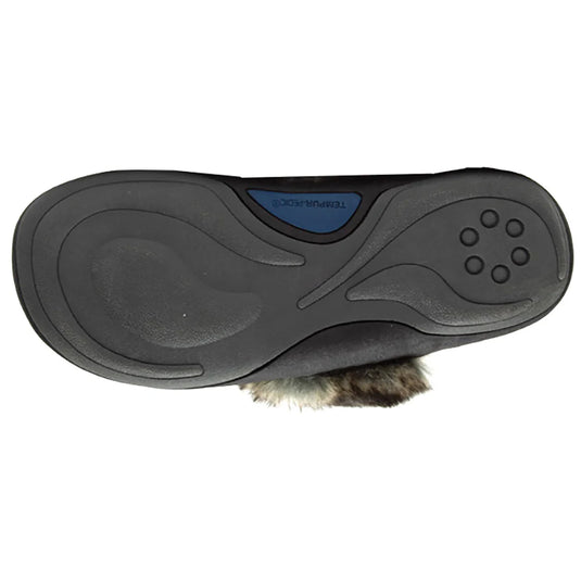 Tempur-Pedic Womens Kensley Scuff Slippers Charcoal Tempur-Pedic Womens Kensley Scuff Slippers Charcoal