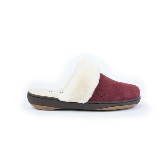 Tempur-Pedic Womens Kensley Scuff Slippers Red Tempur-Pedic Womens Kensley Scuff Slippers Red