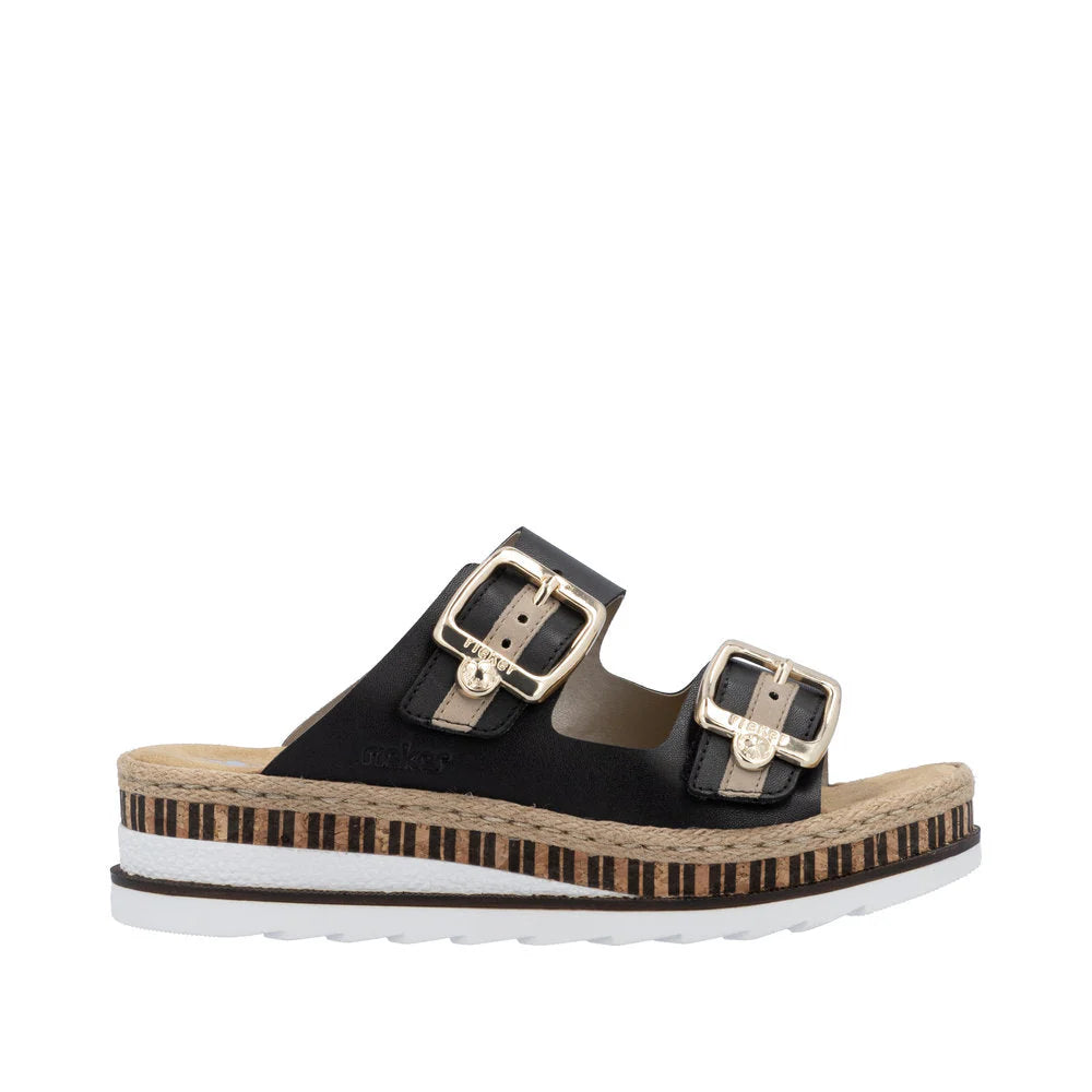 Sandali Casual In Pelle Rieker 'V7951' Per Signore Sandali Casual In Pelle Rieker 'V7951' Per Signore